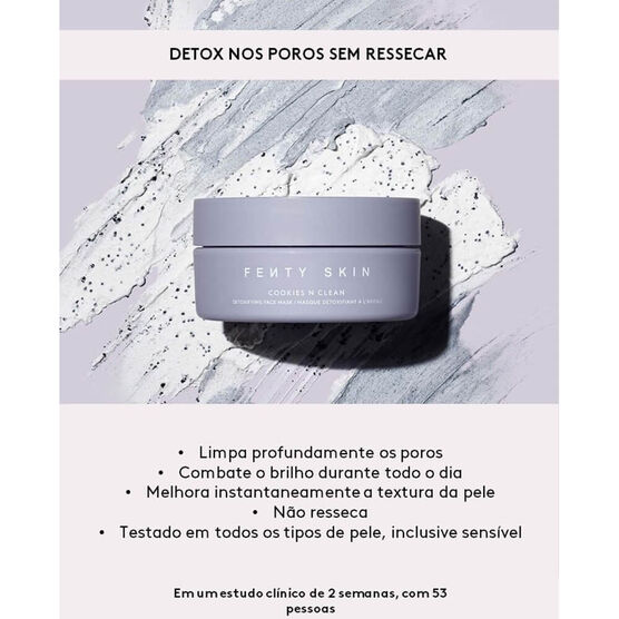Máscara Facial Fenty Skin Cookies N Clean Pore Detox